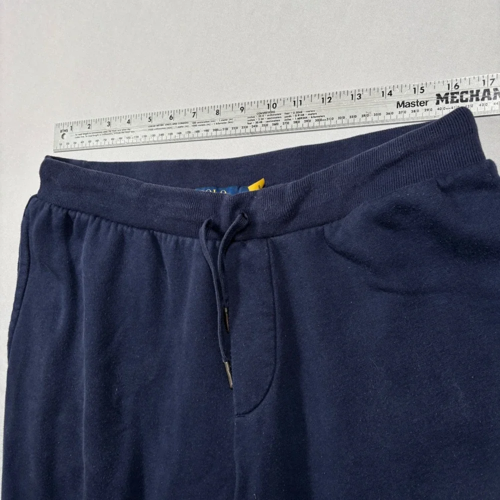 Polo Ralph Lauren Joggers Mens XL Navy Blue Logo Sweatpants Lounge Casual